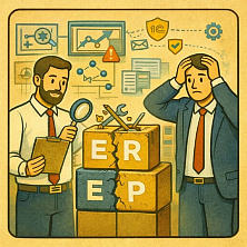 Типичные ошибки при внедрении 1С:ERP (планирование ресурсов предприятия) — как их избежать